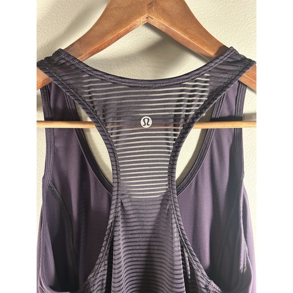 Lululemon Women's Razorback Tank Top Purple Mesh Back - Picture 12 of 16